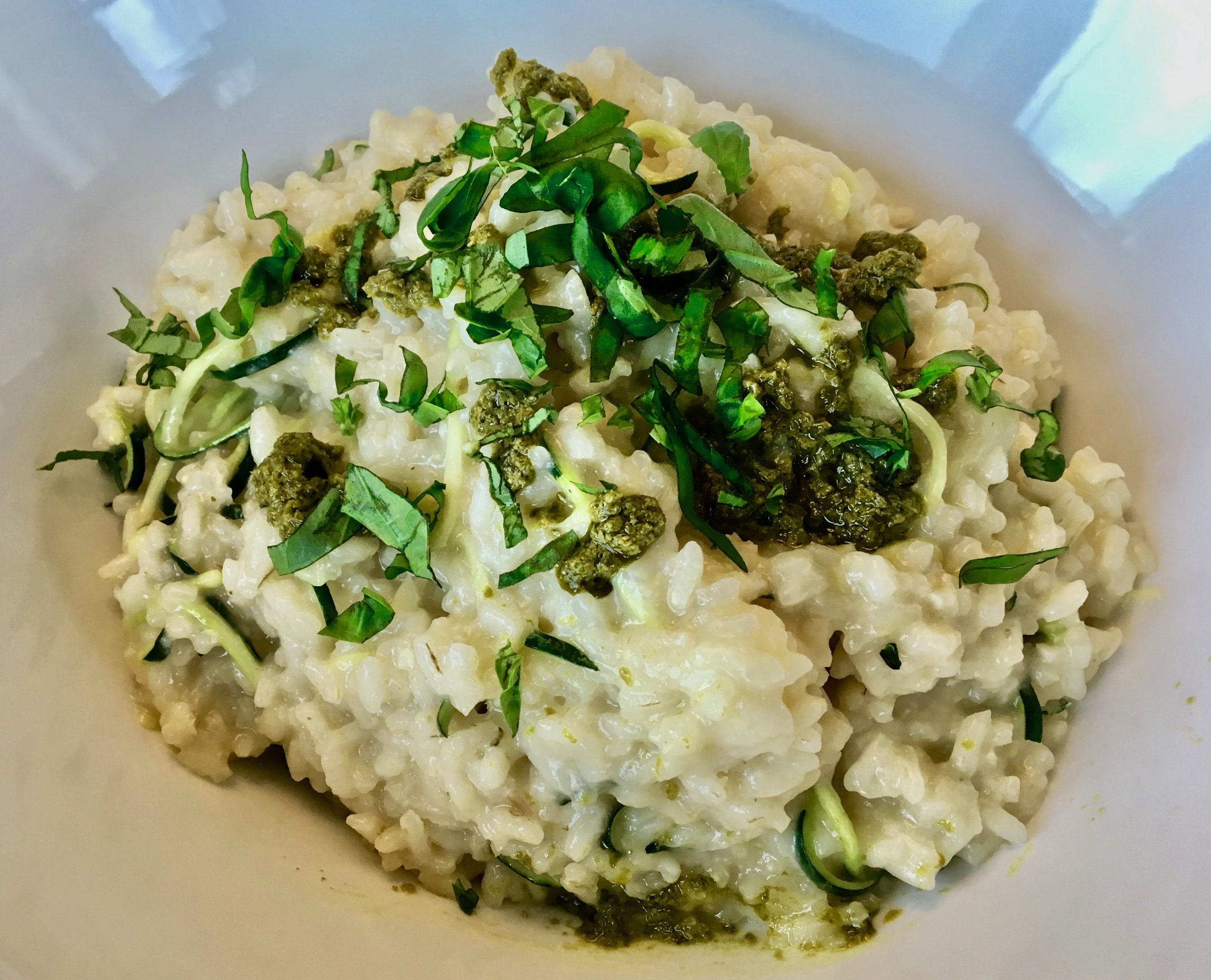 Summer risotto for one